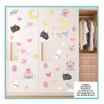Vinilo Decorativo Infantil Kawaii Cute Variado Pared Sticker - Imagen 3
