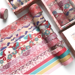 Set X12 Cinta Adhesiva Decorativa De Papel Washi Tape - Imagen 6