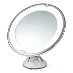 Espejo Luz Led Ventosa Aumento X10 Rotacion 360° - Imagen 2