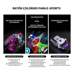 Kit Gamer Teclado + Mouse Retroiluminado Rgb Usb De Calidad - Imagen 9