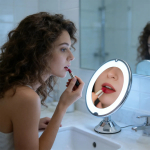 Espejo Luz Led Ventosa Aumento X10 Rotacion 360° - Imagen 9