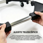 Soporte Con Rudas Para Lavarropas Heladera Extensible - Imagen 6