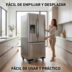 Soporte Con Rudas Para Lavarropas Heladera Extensible - Imagen 5