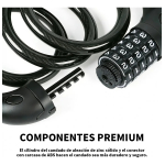Tranca Candado 5 Combinaciones Antirrobo Bicicletas Motos - Imagen 12