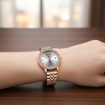 Reloj Elegante Con Correa De Acero Inoxidable Ultrafino - Imagen 10