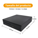 Cajon Para Caja Registradora Gaveta Grande Llaves Rj11 - Imagen 4