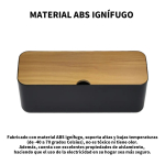 Organizador Ordenador De Cables Caja Nordica Decoracion - Imagen 5