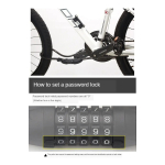 Tranca Candado 5 Combinaciones Antirrobo Bicicletas Motos - Imagen 7