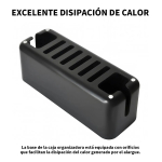 Organizador Ordenador De Cables Caja Nordica Decoracion - Imagen 6