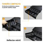 Cajon Para Caja Registradora Gaveta Grande Llaves Rj11 - Imagen 3