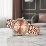 Reloj Elegante Con Correa De Acero Inoxidable Ultrafino - Imagen 9