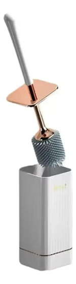Cepillo Escobilla Con Cerdas De Silicona Antisalpicaduras Blanco - Imagen 2