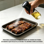 Aceitera En Spray Plastico 200 Ml Pulverizador Blanco - Imagen 4