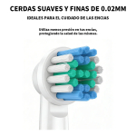 Cepillo Dental Eléctrico Sónico Resistente Al Agua Negro - Imagen 7