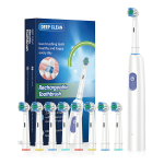 Cepillo Dental Eléctrico Sónico Resistente Al Agua Blanco