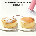 Pulverizador Aerógrafo Manual Plástico Repostería + 4 Tanque - Imagen 4