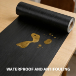 Vinilo Madera Negra Autoadhesivo Para Muebles Y Pared - Imagen 4