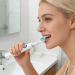 Cepillo Dental Eléctrico Sónico Resistente Al Agua Negro - Imagen 6