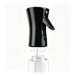 Aceitera En Spray Vidrio 200 Ml  Pulverizador Negro - Imagen 2