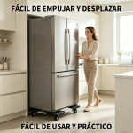Soporte Con Rudas Para Lavarropas Heladera Chico - Imagen 3