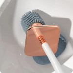 Cepillo Escobilla Con Cerdas De Silicona Antisalpicaduras Blanco - Imagen 4