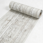 Papel Vinilo Adhesivo Tapiz Pared Madera Gris