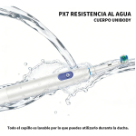 Cepillo Dental Eléctrico Sónico Resistente Al Agua Negro - Imagen 3