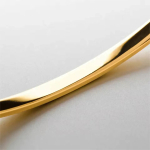 Pulsera Esclava Acero Inoxidable Lisa Unisex Dorada - Imagen 3