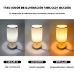 Lampara Mesa De Luz Escritorio Portatil Con Pantalla - Imagen 5