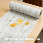 Papel Vinilo Adhesivo Tapiz Pared Madera Gris - Imagen 4