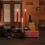 Pack X 4 Velas De Cera De Abeja Decoracion Hogar Iluminaras - Imagen 3
