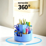 Organizador Escritorio Portalapices Giratorio Gran Capacidad - Imagen 6