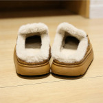 Pantuflas Mujer Tipo Mocasín Con Corderito Y Hebilla - Imagen 6
