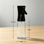 Aceitera En Spray Plastico 200 Ml Pulverizador Blanco - Imagen 2