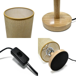 Lampara Mesa De Luz Escritorio Portatil Con Pantalla - Imagen 6