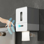 Dispensador De Papél Higienico Automático Con Sensor A Pilas Color Blanco - Imagen 3